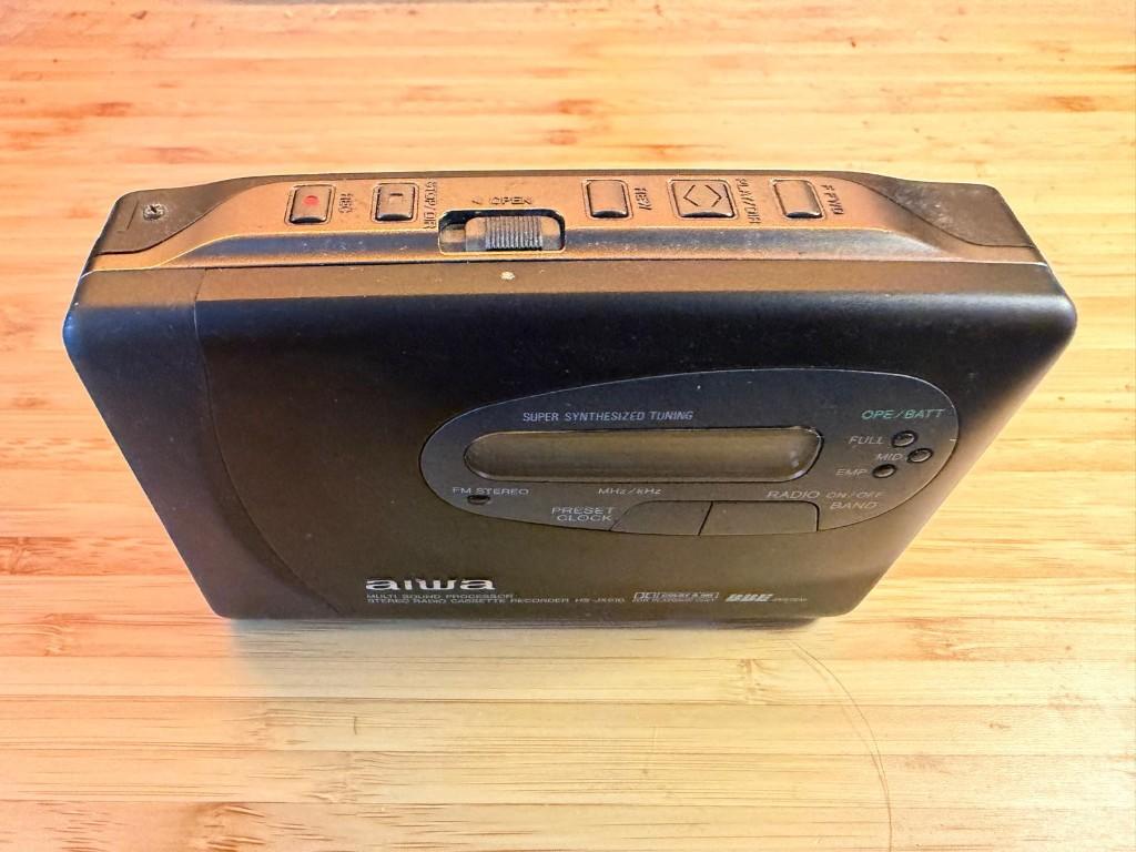 Aiwa HS-JX810 portable cass. speler/recorder, Ophalen of Verzenden, Walkman