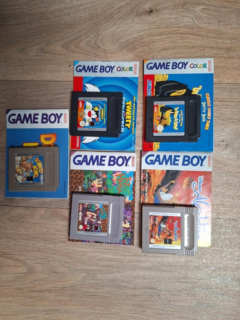 Retro Game Boy Games (incl. Donkey Kong & Handleidingen!), Spelcomputers en Games, Games | Nintendo Game Boy, Gebruikt, Avontuur en Actie