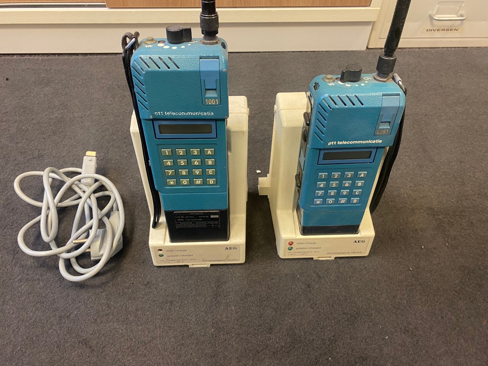 AEG Teleport 90 portofoons jaren 80, Ophalen of Verzenden, Gebruikt