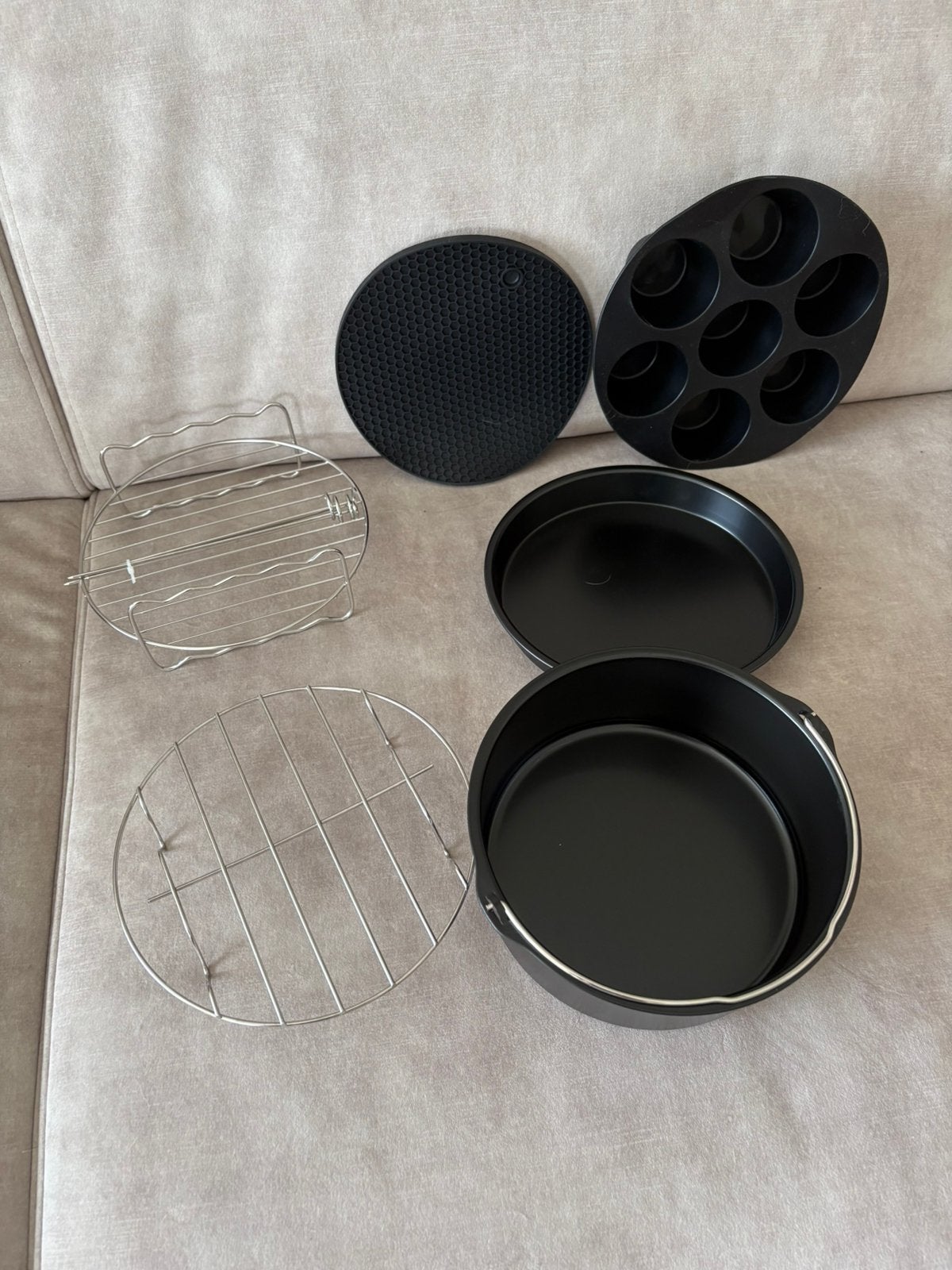 Airfryer accesoires, Ophalen of Verzenden, Zo goed als nieuw, Airfryer XL