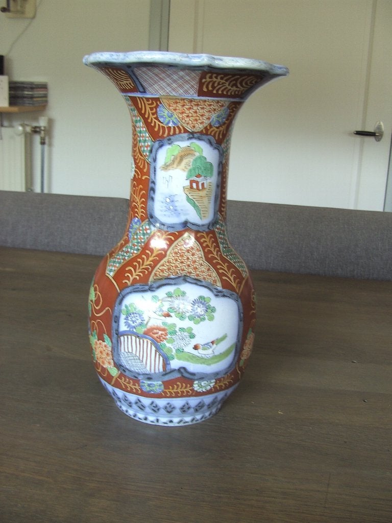 Chinese vaas P Regout Maastricht, Antiek en Kunst, Ophalen of Verzenden