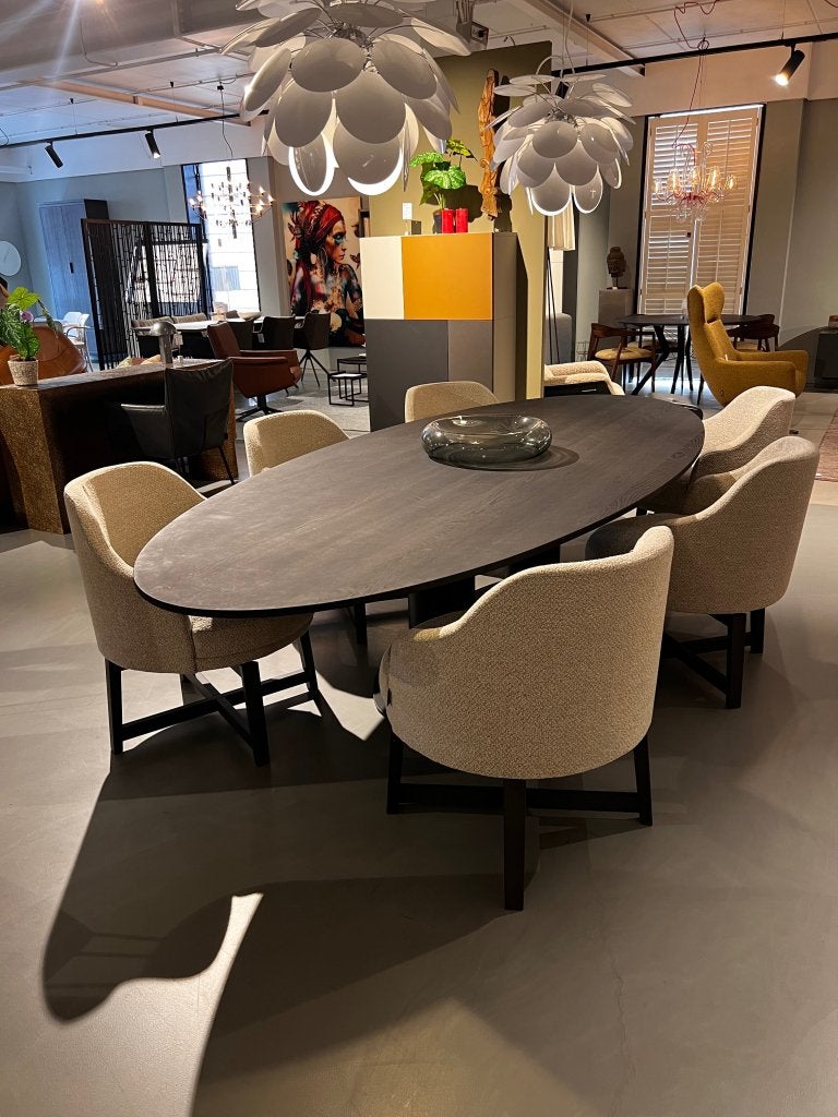 Passe Partout low dining set, Ophalen of Verzenden, Passe-Partout, 6 tot 8 stoelen, 9140 temse