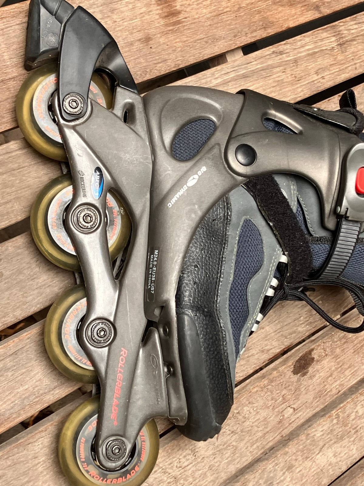 Zo goed als nieuwe Rollerblade skeelers, maat 38, Sport en Fitness, Skeelers, Zo goed als nieuw, Inline skates 4 wielen, Dames