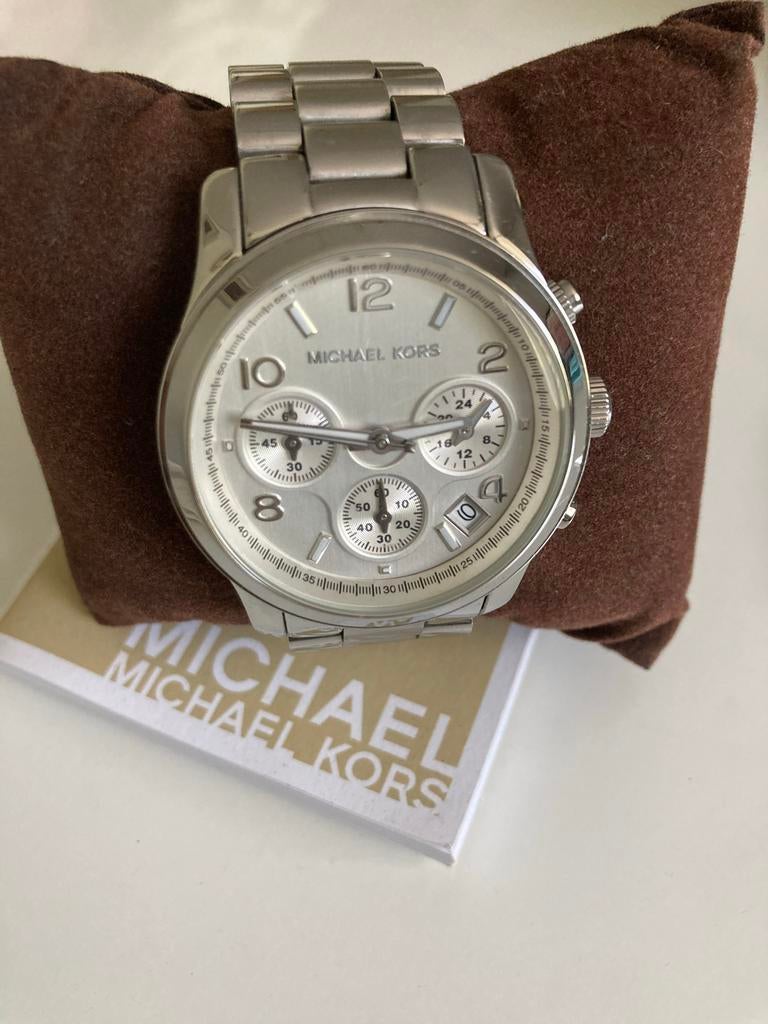 Michael Kors Chronograaf Horloge MK-5076, Sieraden, Tassen en Uiterlijk, Horloges | Dames, Overige merken, Staal, Polshorloge
