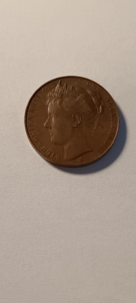 Huldigingspenning Koningin Wilhelmina 1898, Ophalen of Verzenden, Koningin Wilhelmina, Overige waardes, Losse munt