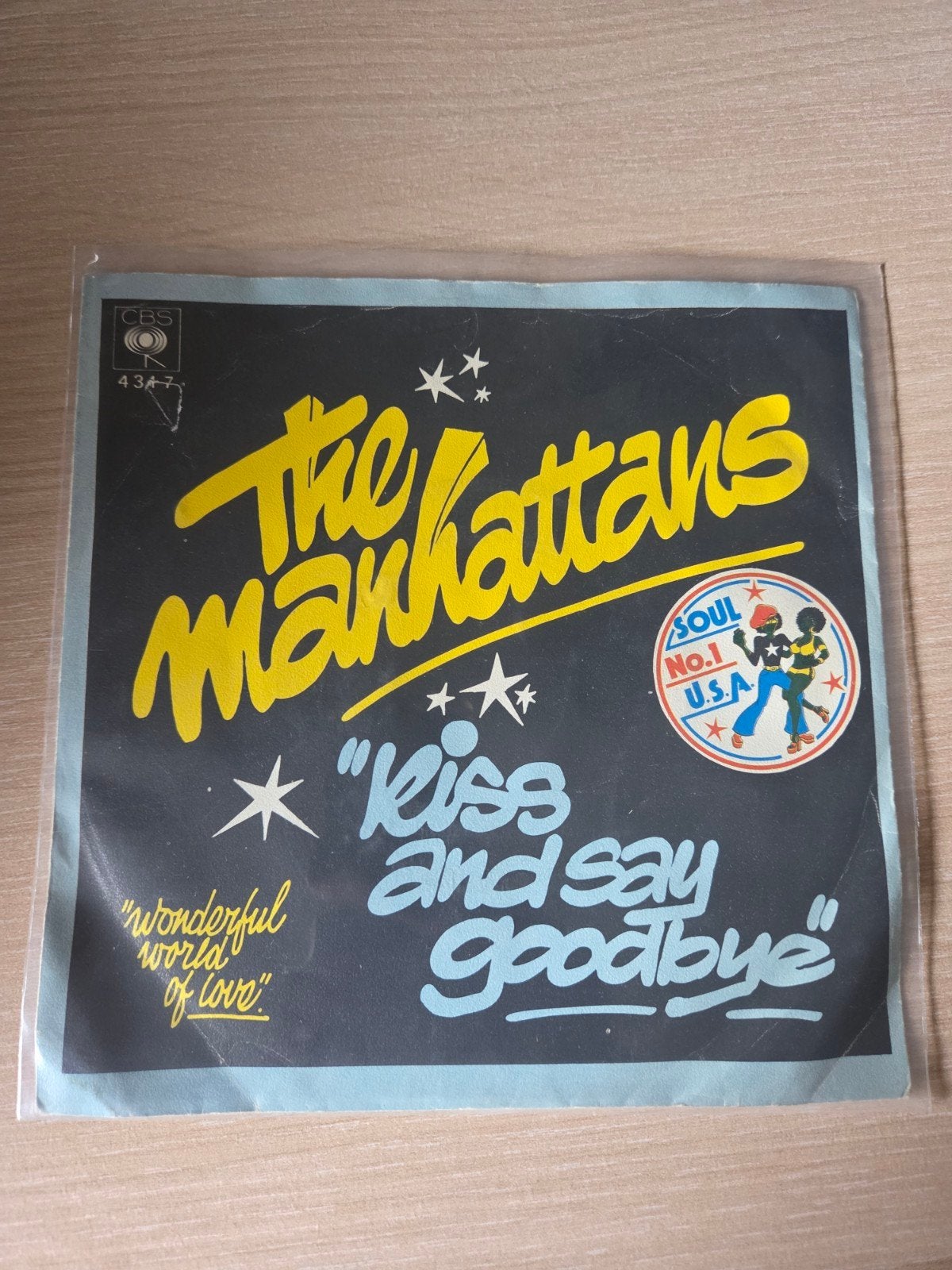 The Manhattans - Kiss and Say Goodbye (Vinyl Single), Gebruikt, 7 inch, Overige typen, R&B en Soul