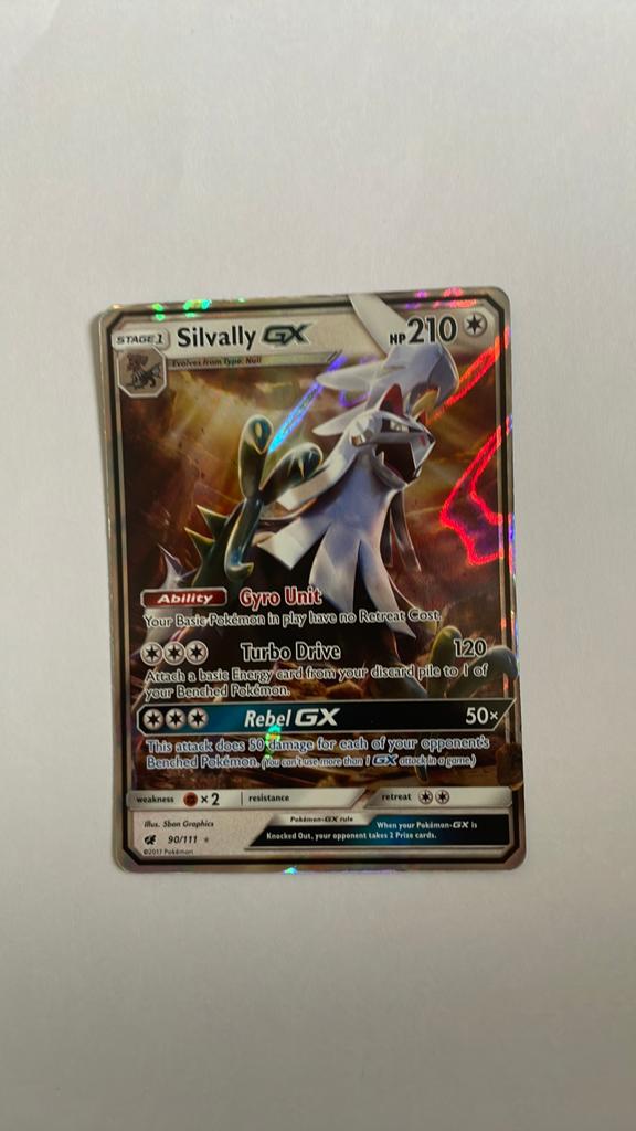 Pokemon Silvally gx, Ophalen of Verzenden, Zo goed als nieuw