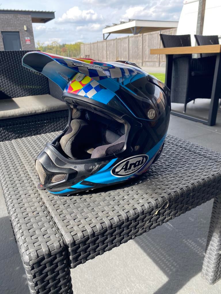 Arai helm mx, Motoren, Ophalen of Verzenden, Tweedehands, Arai
