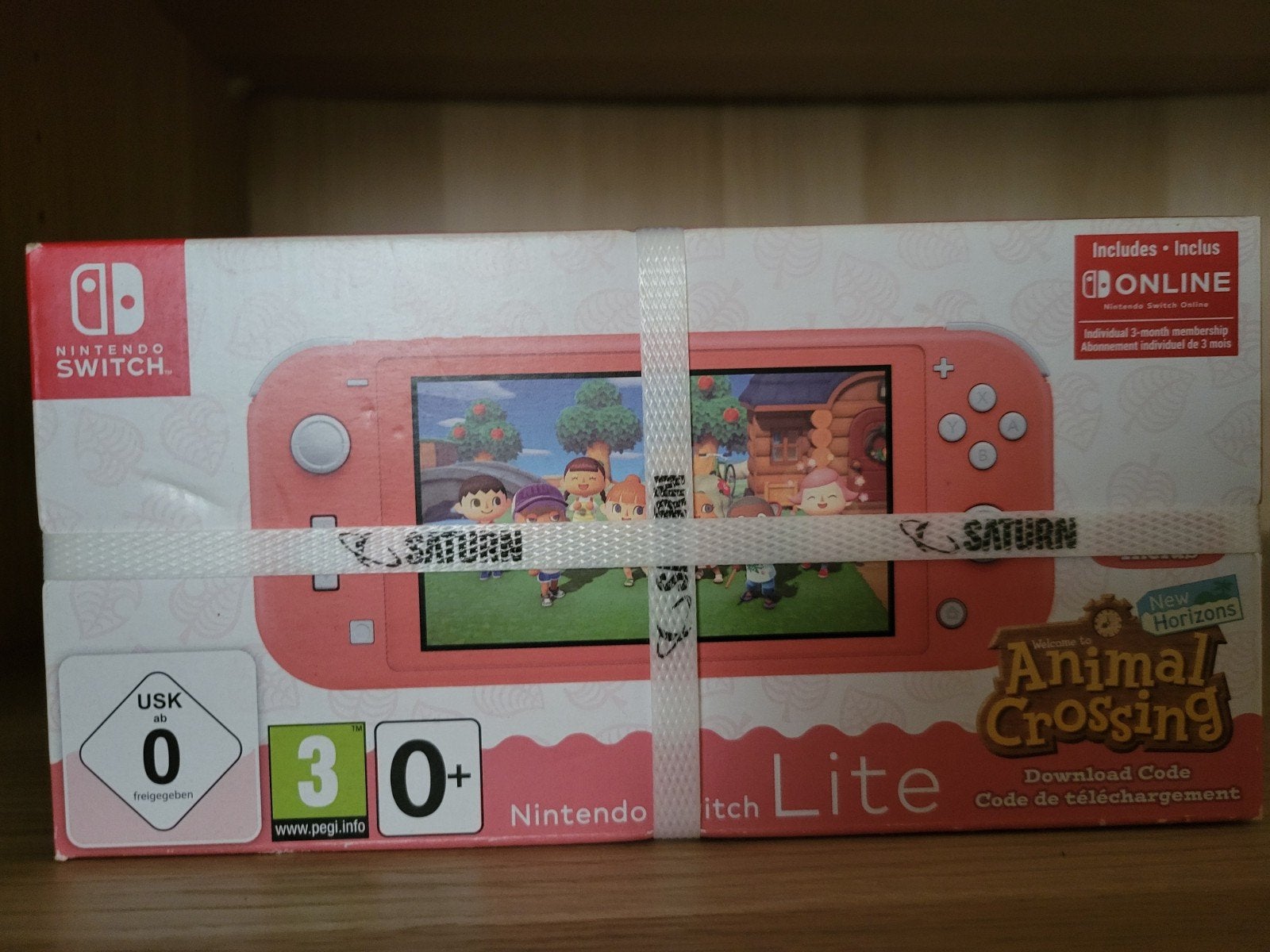 NIEUW: Switch Lite (Coral) incl code voor Animal Crossing, Ophalen of Verzenden, Roze of Coral, Nieuw