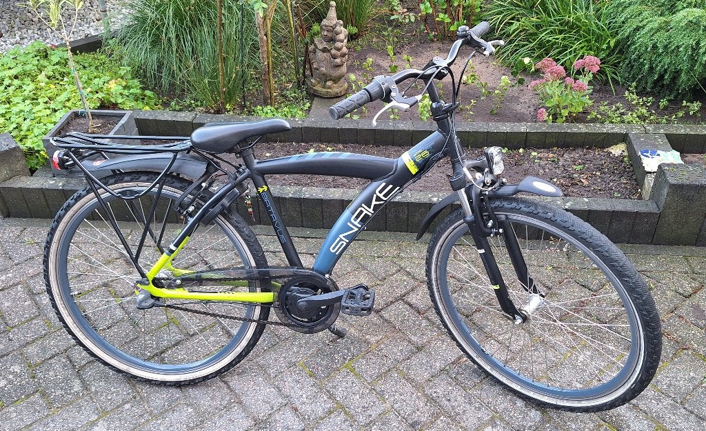 Batavus Snake 26inch 3 versn. Mooie en goede fiets, Velgrem, Batavus, Zo goed als nieuw, Handrem