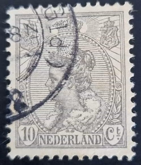 Nederland 1921 - nvph 81 - Wilhelmina der Nederlanden, Ophalen of Verzenden, T/m 1940, Gestempeld