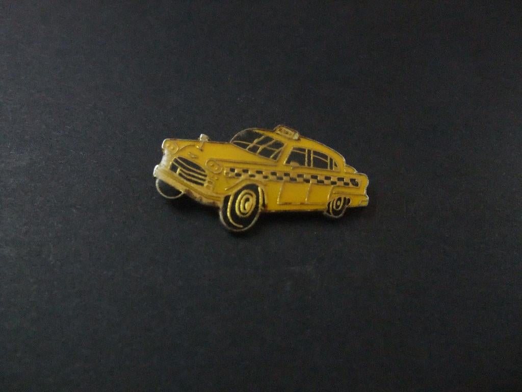 Chevrolet Bel-Air NY Taxi of Checker, pin, Verzamelen, Ophalen of Verzenden, Gebruikt, Overige onderwerpen
