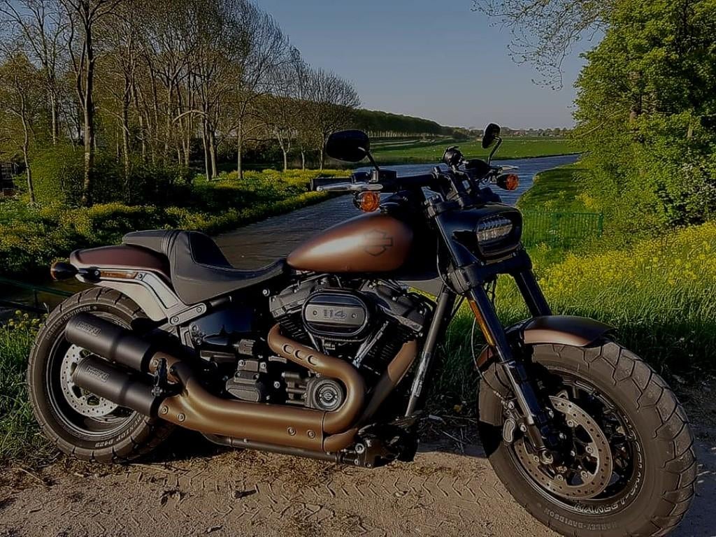 Harley-Davidson Fat Bob 114 FXFBS – zeer nette staat, Motoren, Motoren | Harley-Davidson, Motorrijbewijs A, Gebruikt, Particulier