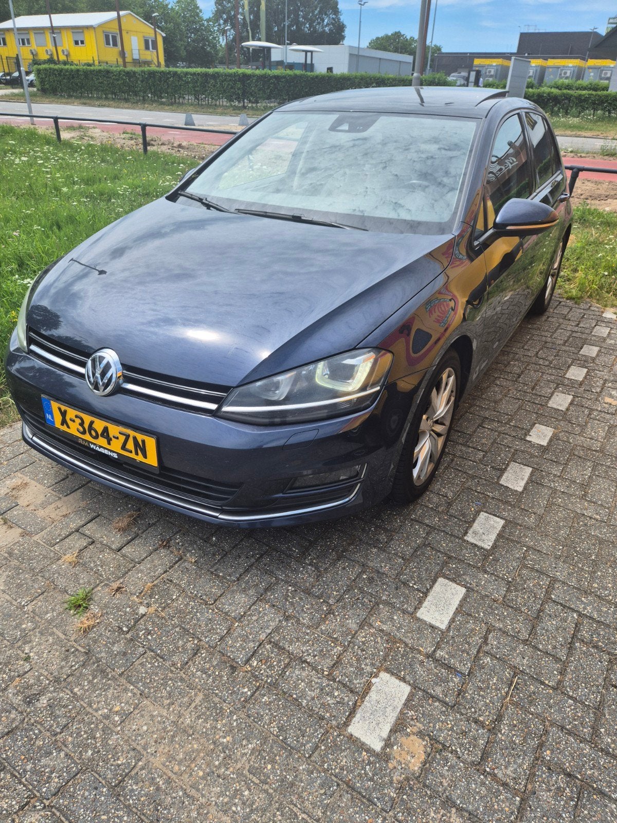 Volkswagen Golf 1.4 TSI 103KW DSG 2013 PANO|KEYLESS|CAR PLAY, Beige, 4 cilinders, Blauw, Leder
