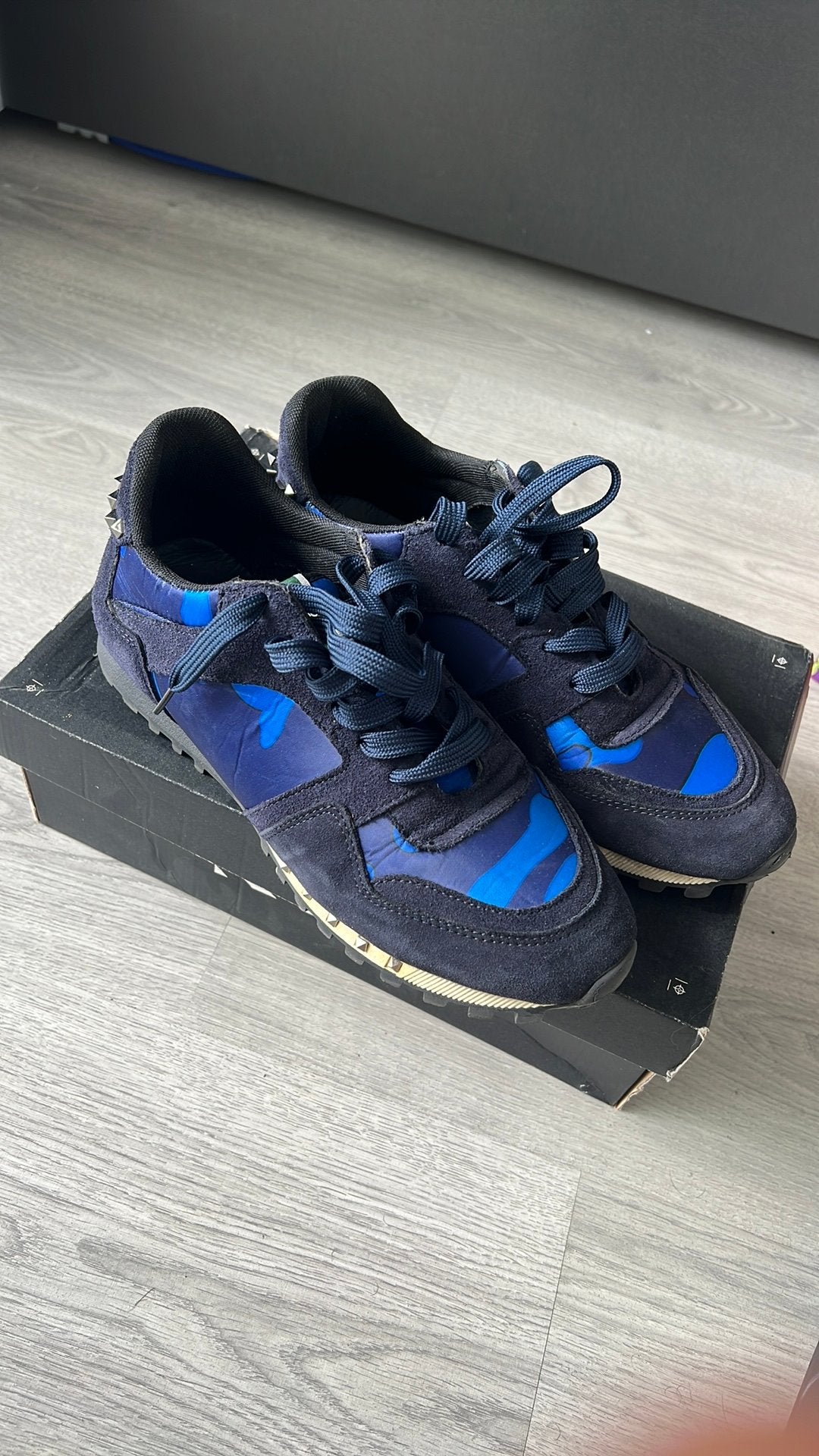 Valentino Sneaker - 43, Ophalen, Blauw, Sneakers of Gympen, Gedragen