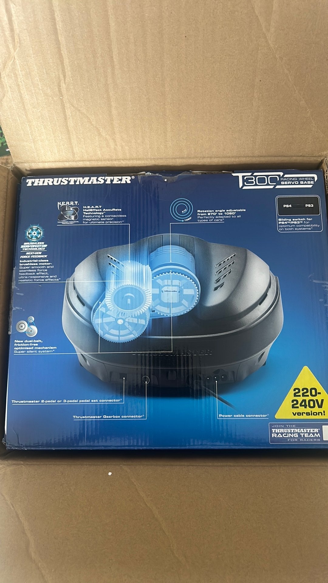 Thrusmaster t300 incl pedalen set ps4/ps5, Ophalen of Verzenden, Zo goed als nieuw