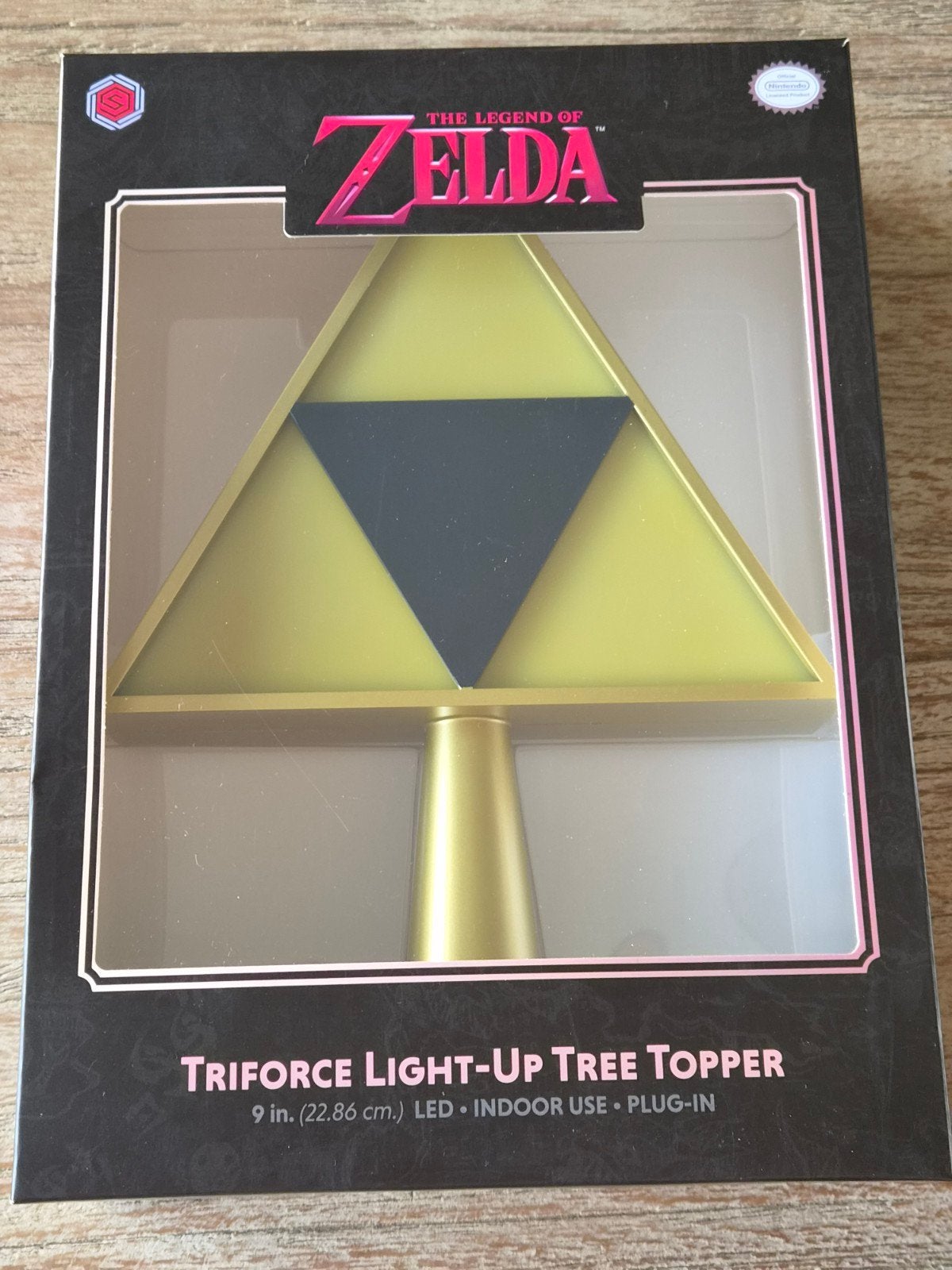 The legend of Zelda triforce light up tree topper, Ophalen of Verzenden, Nieuw