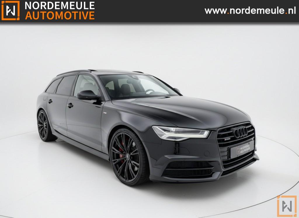 Audi A6 3.0 TDI BiTurbo Quattro Competition, HUD, Pano, ABT, Auto's, Automaat, Gebruikt, Euro 6, Zwart
