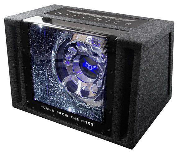 Hifonics Brutus Subwoofer met LED in kast 30cm, Auto diversen, Autospeakers, Ophalen, Zo goed als nieuw