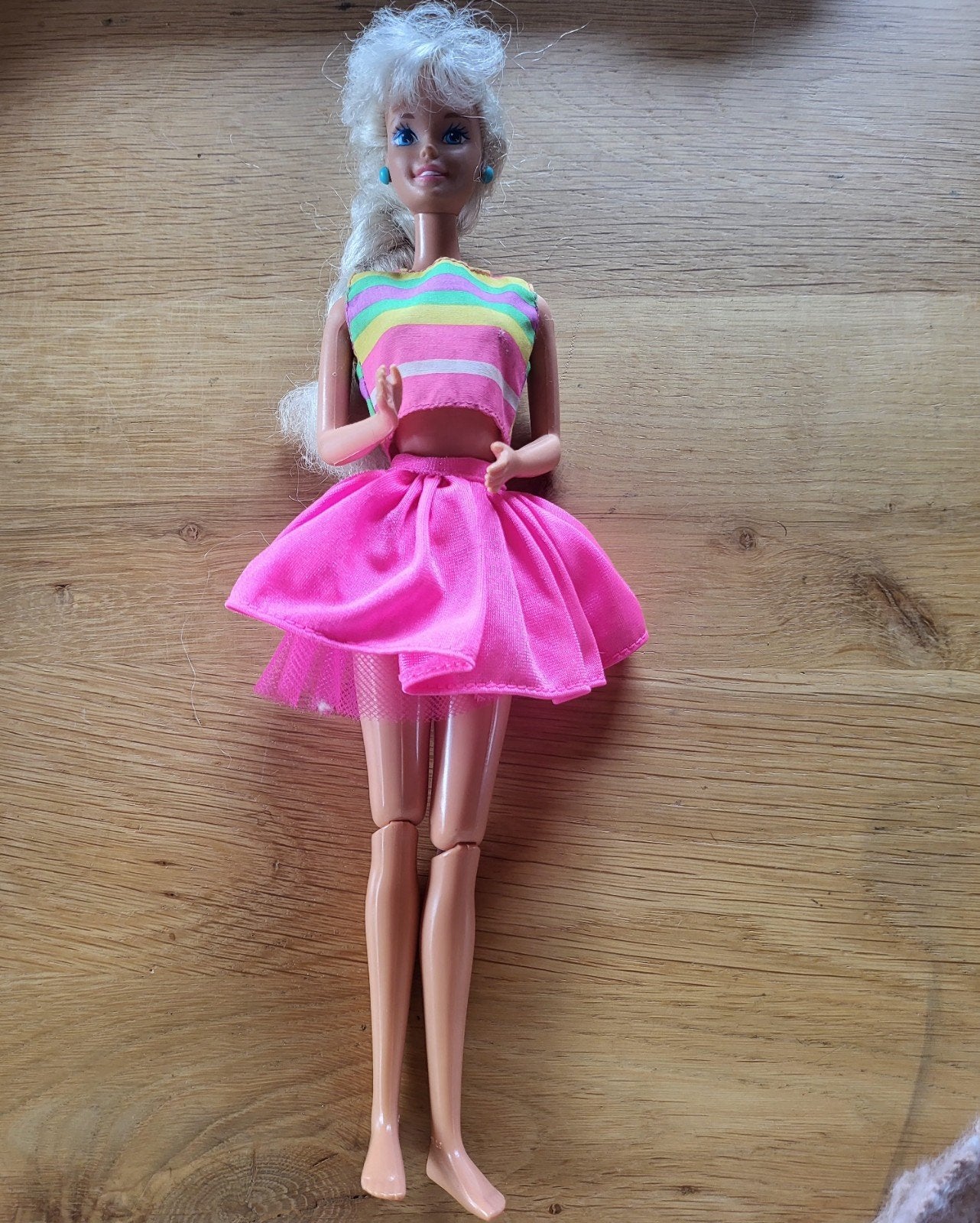 Vintage Barbie Mattel 1976 met plooibare benen, Verzamelen, Ophalen of Verzenden, Zo goed als nieuw, Pop
