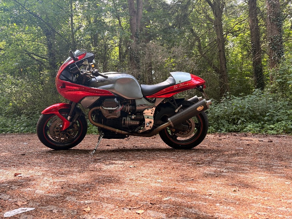 Motoguzzi V11 lemans 2002, Motoren, 1064 cc, 2 cilinders, Motorrijbewijs A, Gebruikt