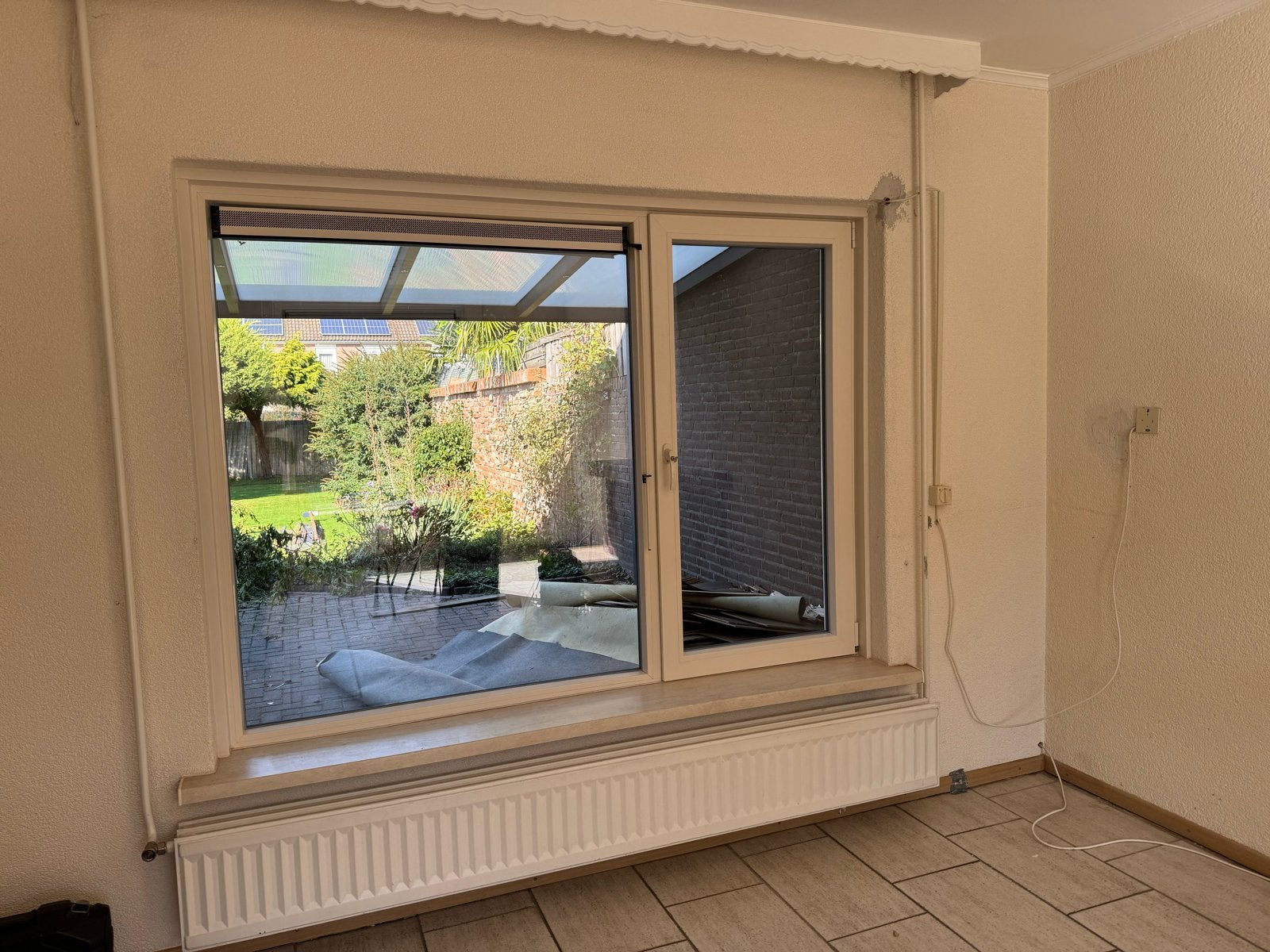 Gevelraam met dubbelglas - Zo goed als nieuw, Doe-het-zelf en Verbouw, Ophalen, Gevelraam of Ruit, 80 tot 120 cm, Zo goed als nieuw