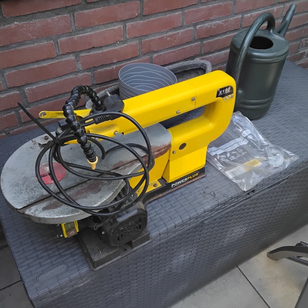 Te koop figuurzaagmachine Powerplus x190, Doe-het-zelf en Verbouw, Gereedschap | Zaagmachines, Ophalen, Gebruikt, Powerplus, 30 tot 70 mm