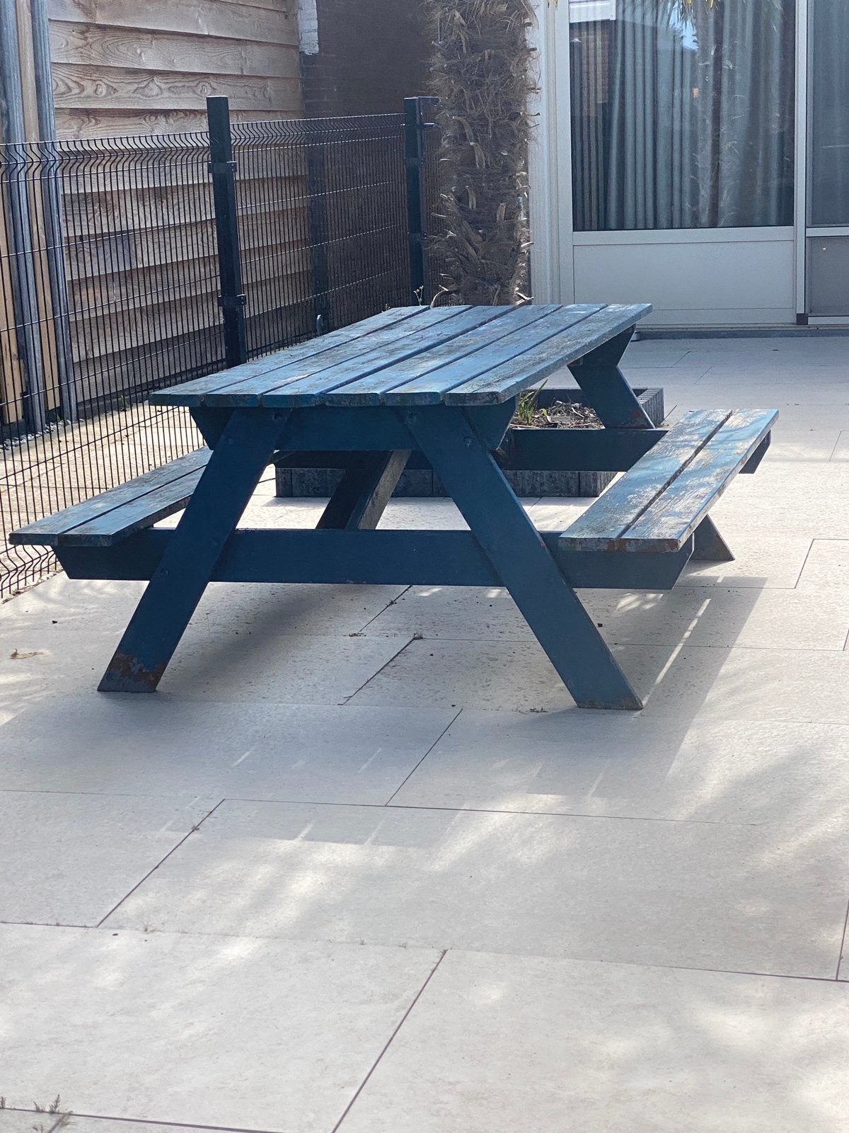 Picknicktafel ophalen willemstad, Ophalen of Verzenden, Zo goed als nieuw, Rechthoekig, Hout