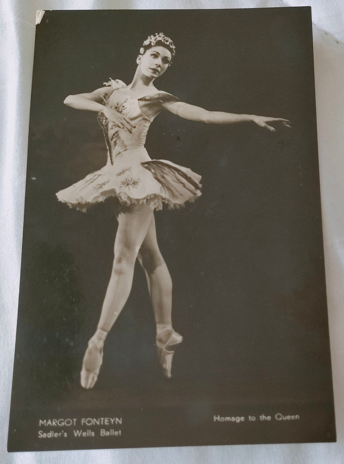 Vintage Ansichtkaart Margot Fonteyn - Sadler's Wells Ballet, Ophalen, 1940 tot 1960, Gelopen
