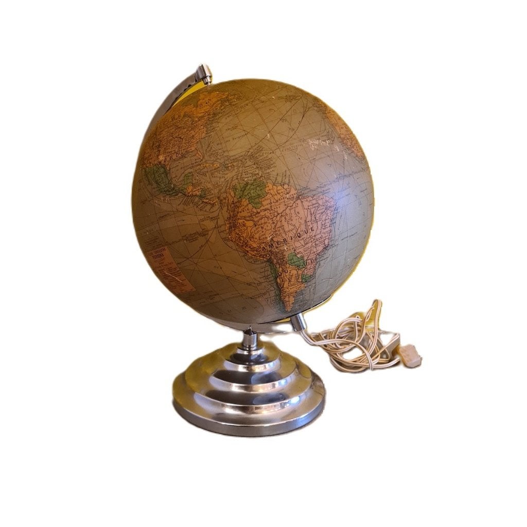 Art Deco Franse globe M. Picquart, circa 1930, Ophalen of Verzenden