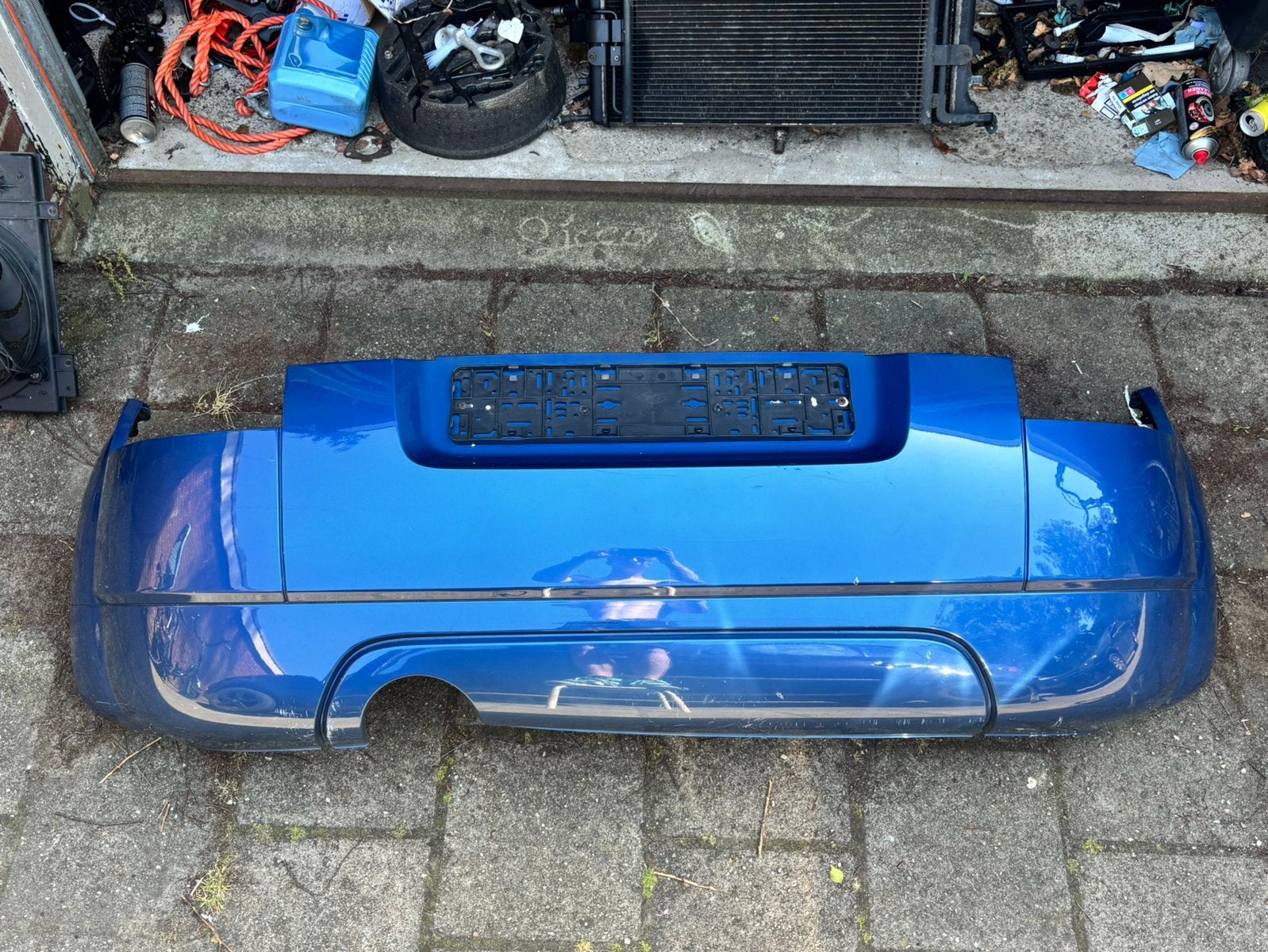 Achterbumper audi tt 8n (mk1) blauw, Ophalen, Gebruikt, Audi, Achter