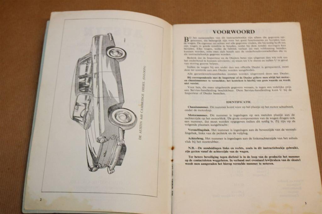 Zeldzaam Austin A60 Cambridge — Origineel Boekje 1965, Ophalen of Verzenden