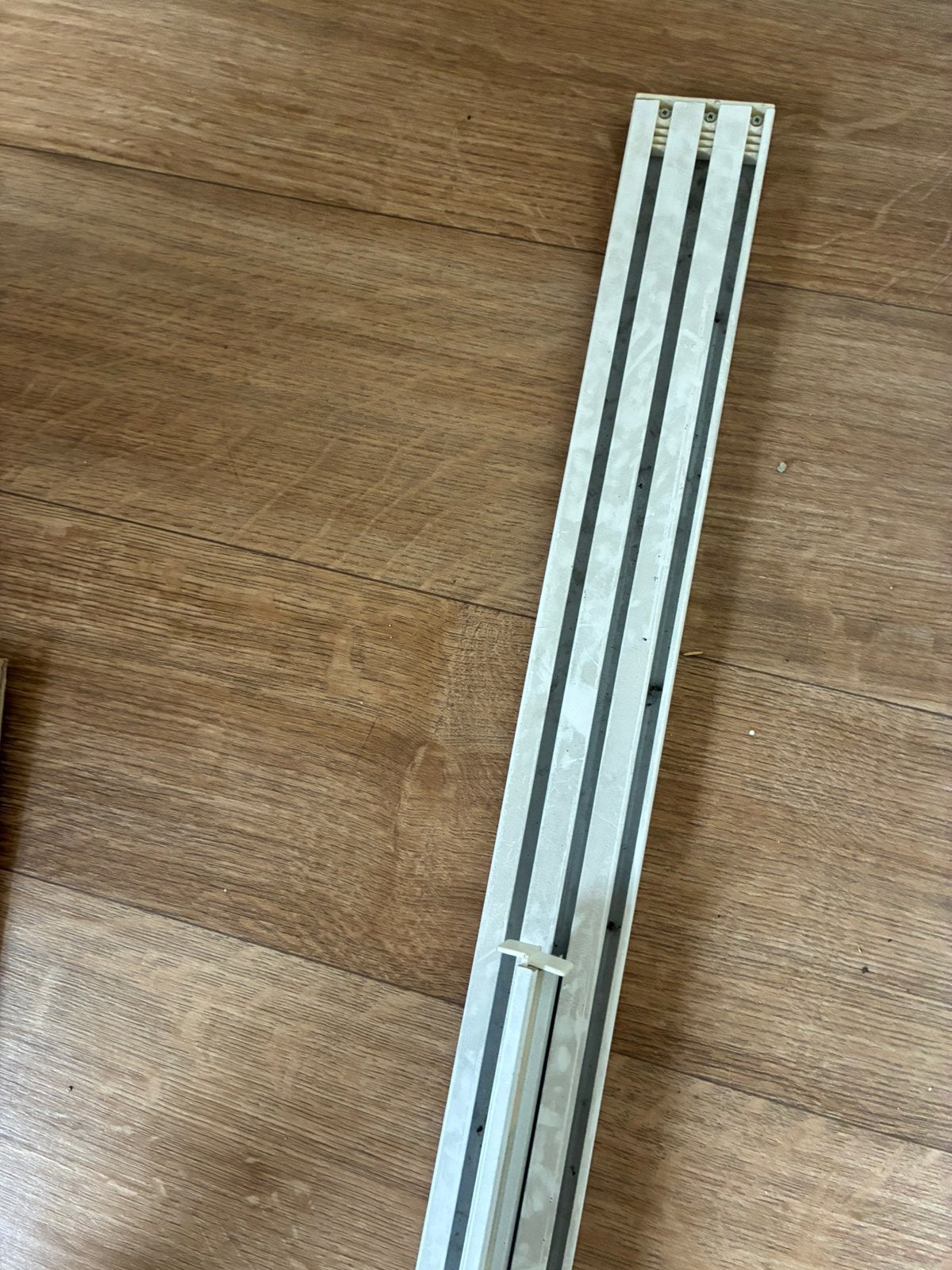 Paneel lamellen rail, Ophalen, Gebruikt, Wit, 197 cm