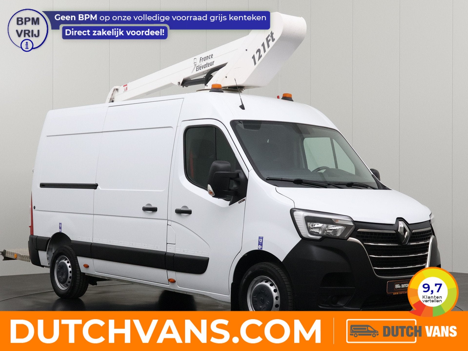 Renault Master 2.3DCi 145PK L2H2 Hoogwerker | 12 Meter | Air, 145 pk, Gebruikt, Renault, ABS