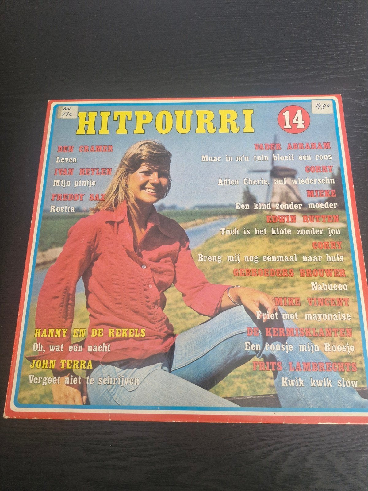 Hitpourri 14 LP - Diverse Artiesten (Pop, Volksmuziek), LP, Gebruikt, Ophalen of Verzenden, Pop