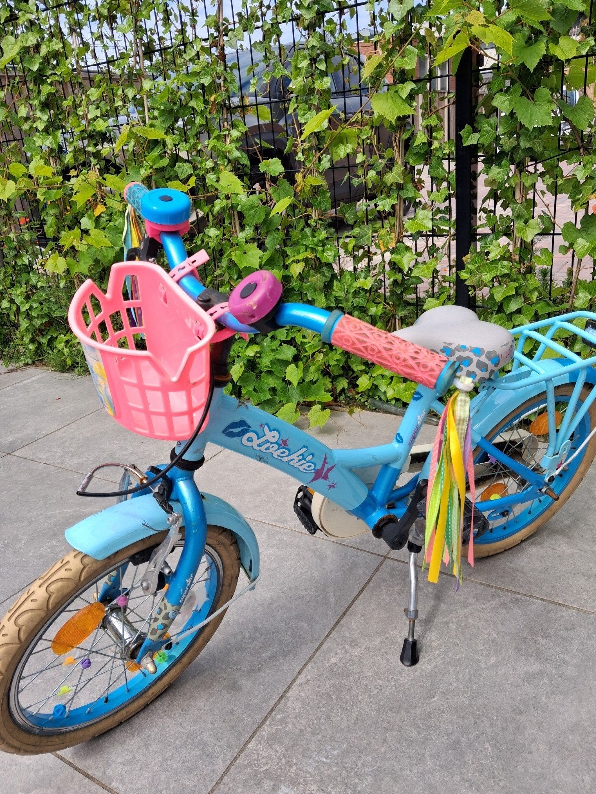 Loekie meisjesfiets 16 inch, Fietsen en Brommers, Fietsen | Kinderfietsjes, Terugtraprem, Loekie, Ophalen of Verzenden, 16 tot 20 inch