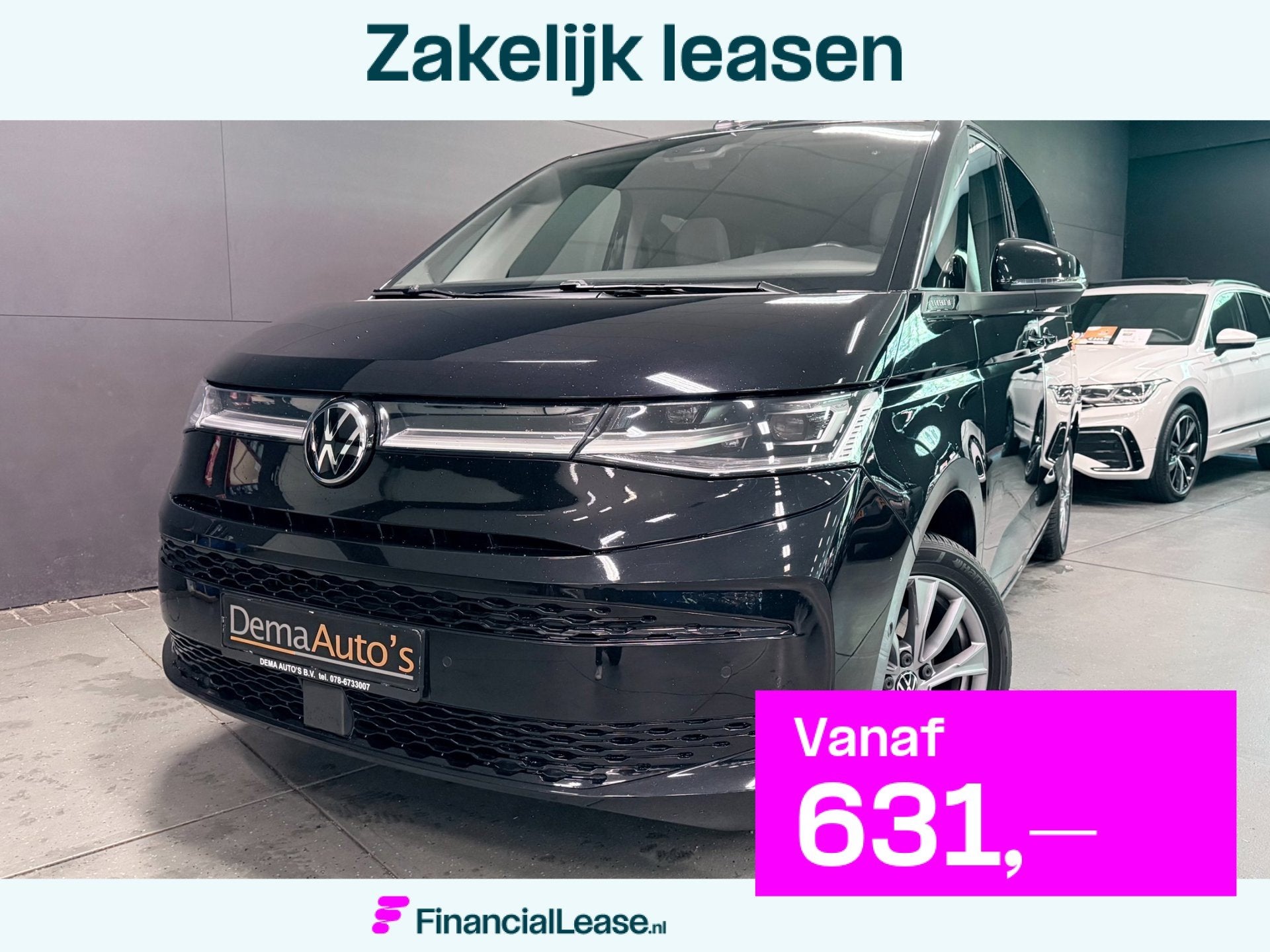 Volkswagen Multivan 1.4 eHybrid Energetic 6P PANO/NAVI/H-KAR, Stof, Gebruikt, Zwart, Grijs