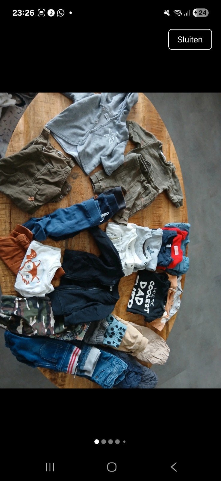 Babykleding pakket maat 62, Ophalen of Verzenden, Zo goed als nieuw, Jongetje of Meisje, Setje