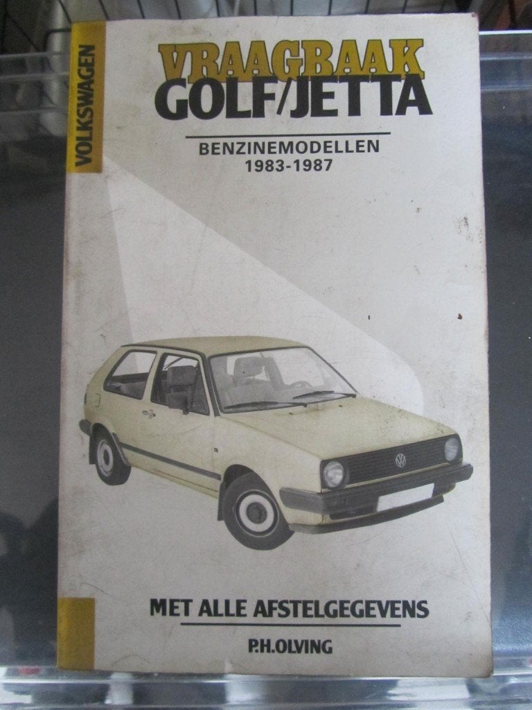 vraagbaak  VOLKSWAGEN  GOLF JETTA  1983 -1987, Ophalen of Verzenden