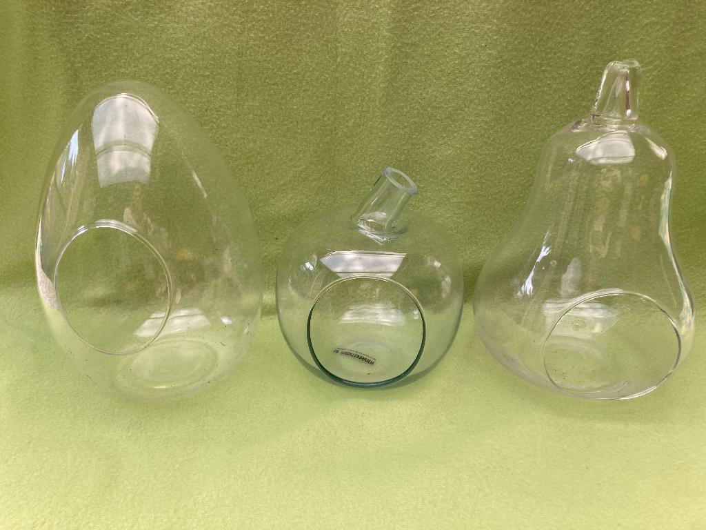 Glazen peer, appel en ei, Ophalen of Verzenden, Zo goed als nieuw, Glas
