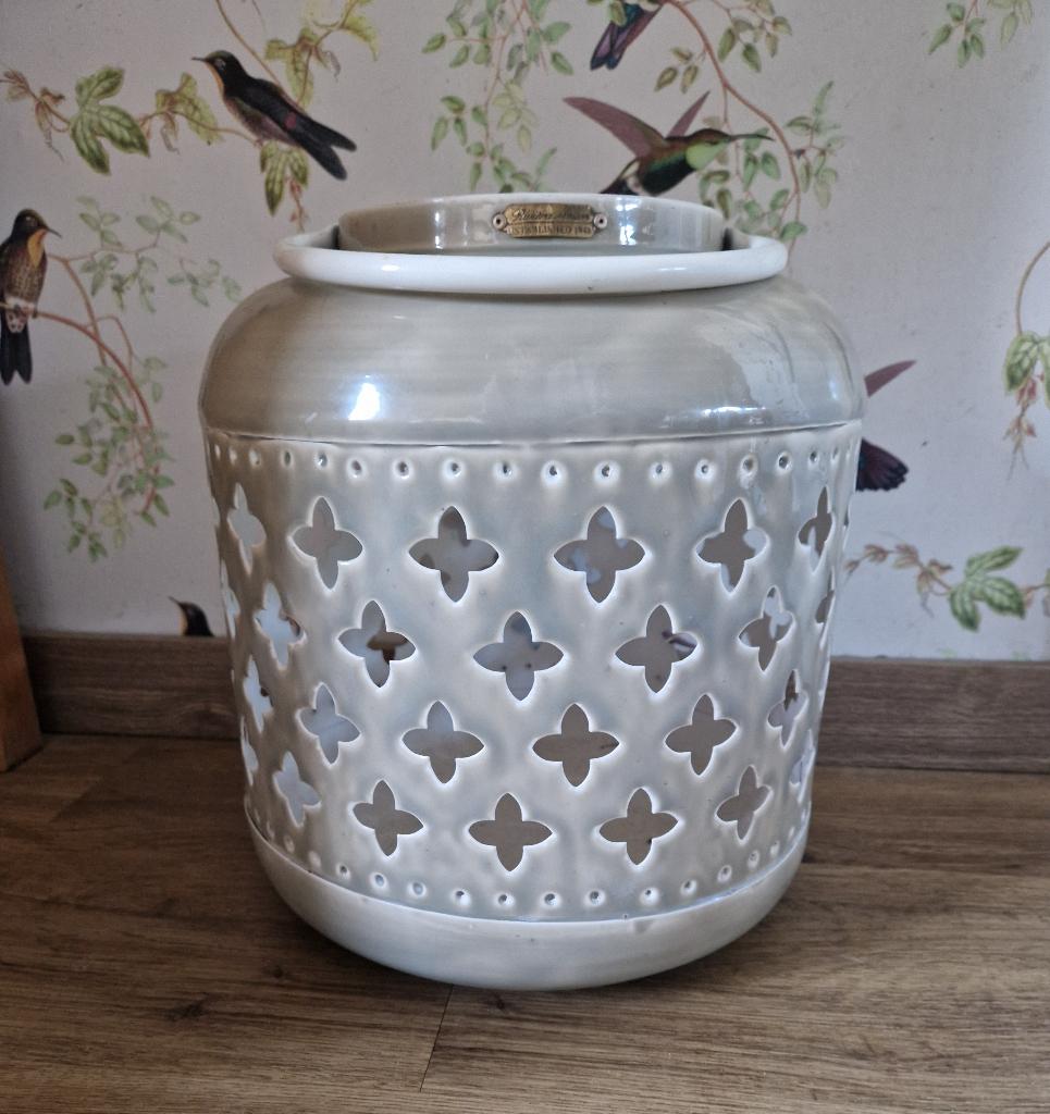 Riviera Maison windlicht groot, Huis en Inrichting, Woonaccessoires | Kandelaars en Kaarsen, 25 tot 50 cm, Ophalen of Verzenden