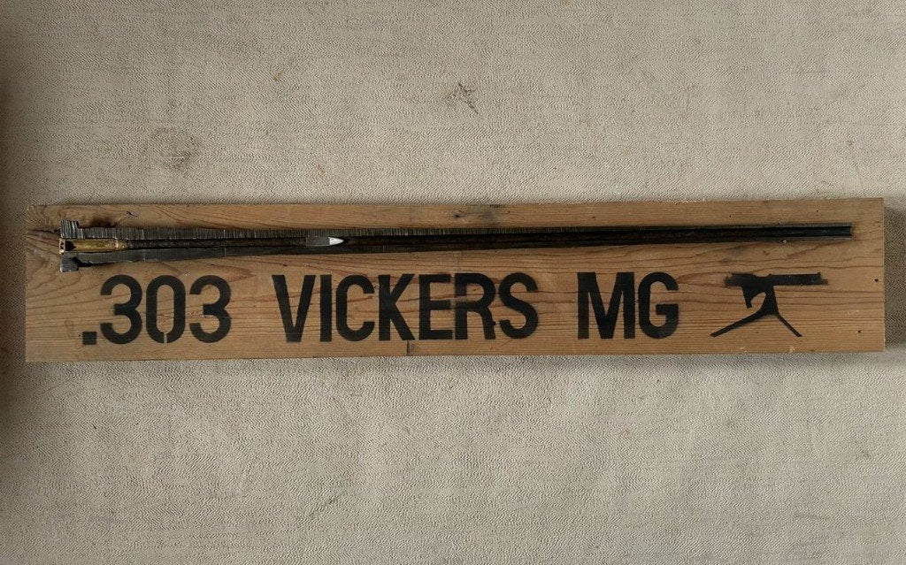 wo2 - 303 Vickers MG doorsnede - edu & decoratief - LEEG, Verzamelen, Militaria | Tweede Wereldoorlog, Ophalen of Verzenden, Landmacht