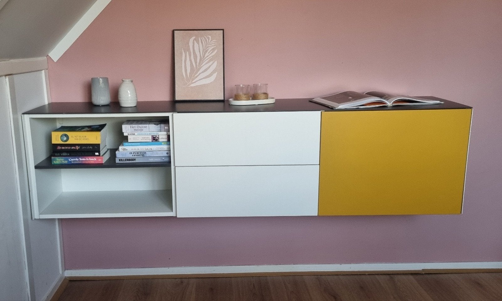 Dressoir / tv meubel Goossens 192 cm, Ophalen, Overige materialen, Met deur(en), 150 tot 200 cm