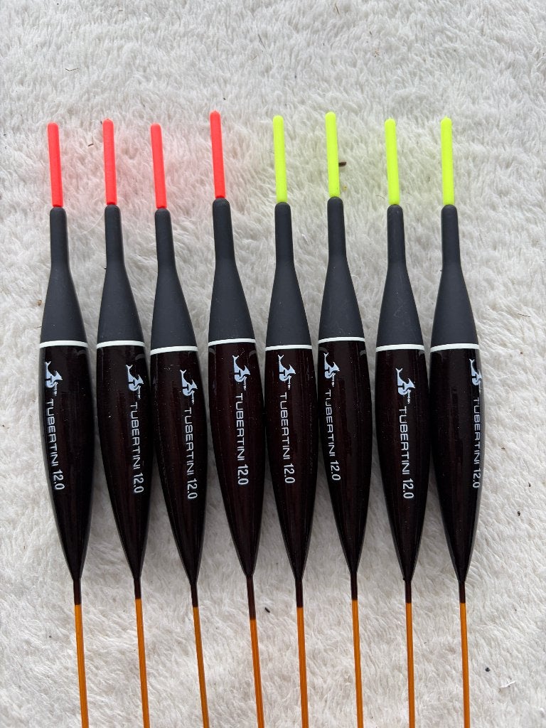 adv 153 / NIEUW set 8 dobbers TUBERTINI, Ophalen of Verzenden, Nieuw, Dobber of Lood