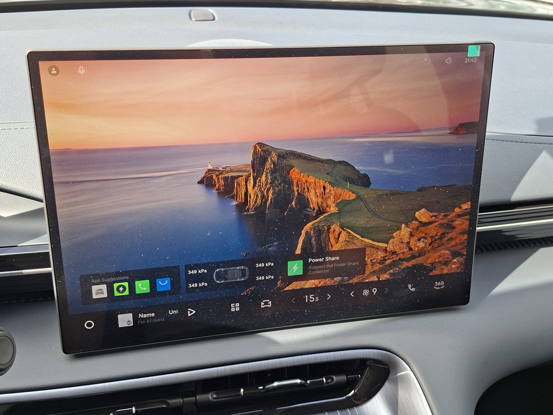 GEELY E5 Pro+ 68 kWh V2L Long Range Adapt.Cruise Memory Fros, 1741 kg, Gebruikt, 750 kg, Automatische klimaatregeling