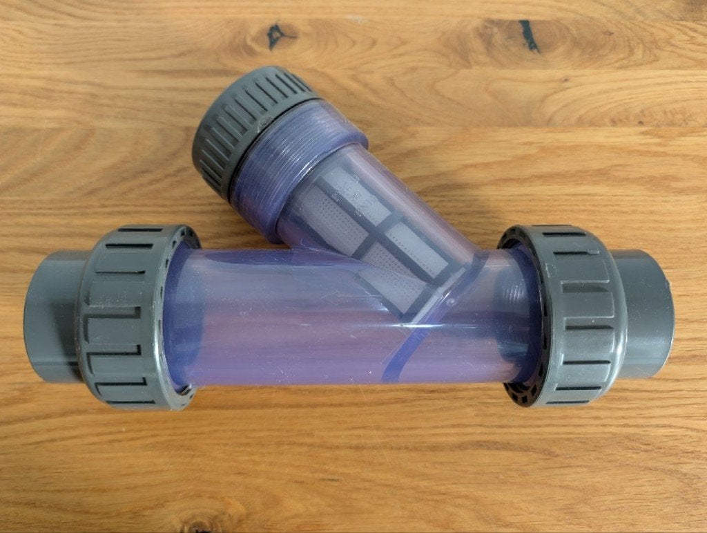 Waterfilter Y-filter 50mm PVC, Ophalen of Verzenden, Nieuw, Filter, Overige merken