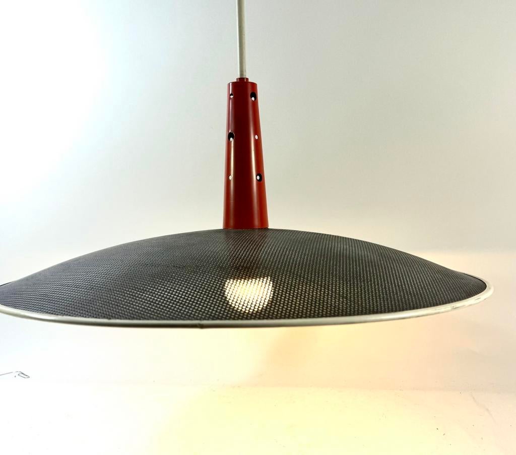 Hanglamp van Louis Kalff, Gebruikt, Midcentury, vintage, Ophalen of Verzenden, Metaal