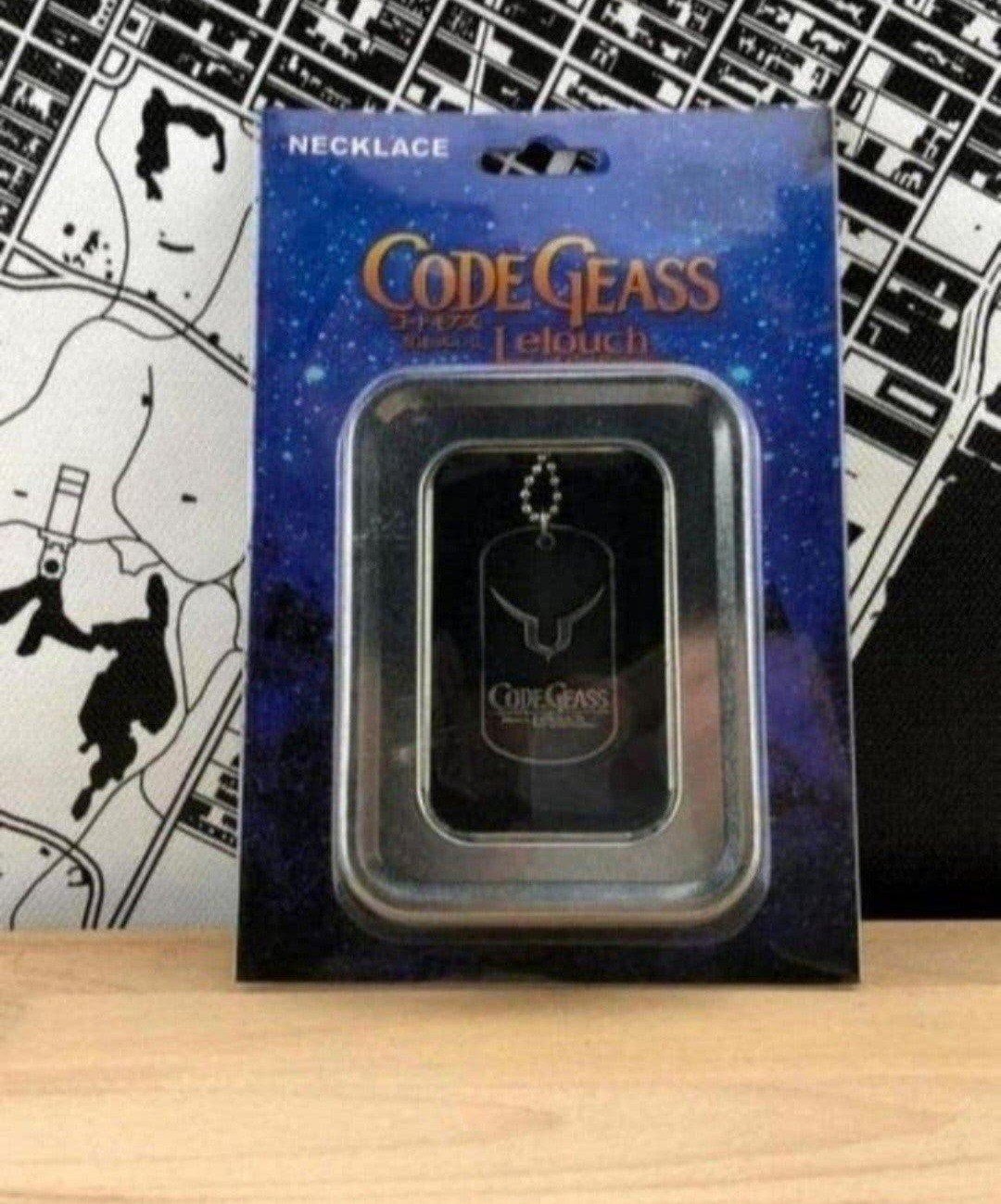 Code Geass Lelouch vi Britannia Ketting Bandai Dog tag staal, Ophalen of Verzenden, Zo goed als nieuw, Tv, Gebruiksvoorwerp