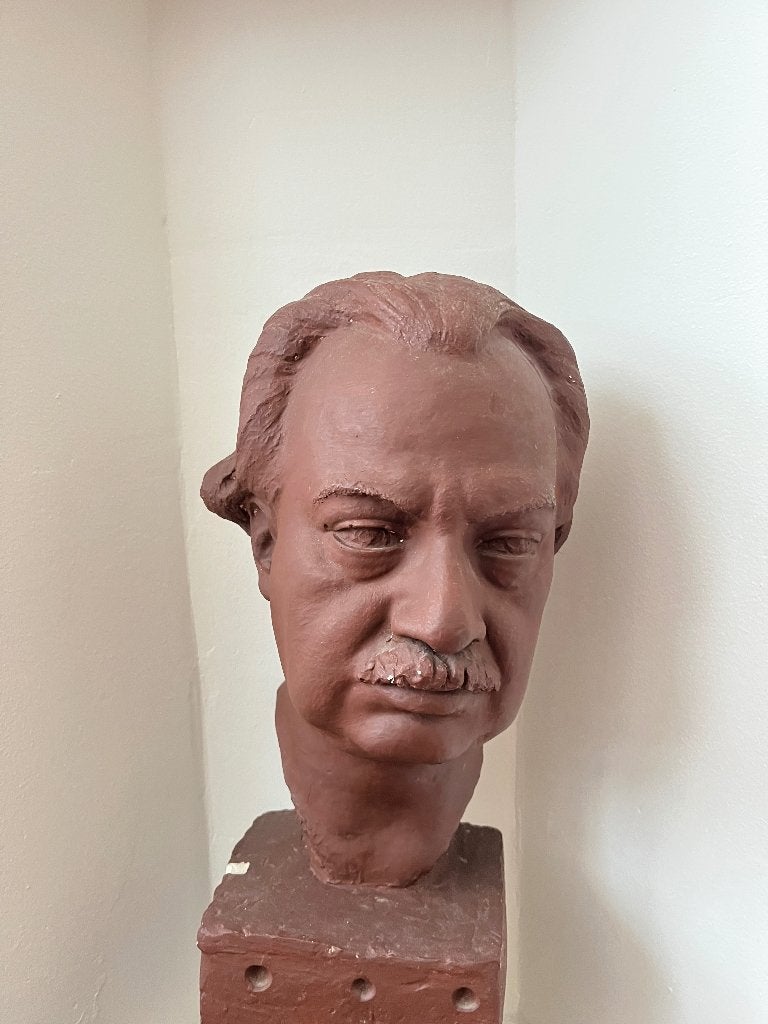Vintage Buste Hoofd Standbeeld - Klassieke Decoratie, Ophalen, Gebruikt, Mens