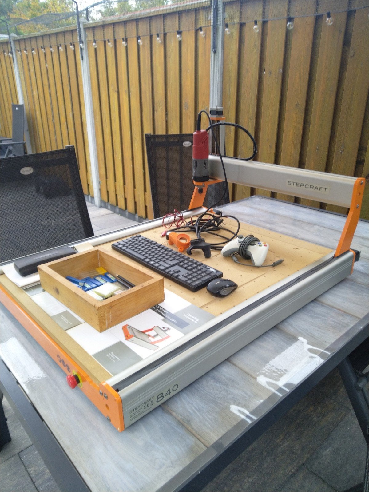 Stepcraft 840 CNC machine met accessoires en PC, Doe-het-zelf en Verbouw, Ophalen, Elektrisch, Overige soorten